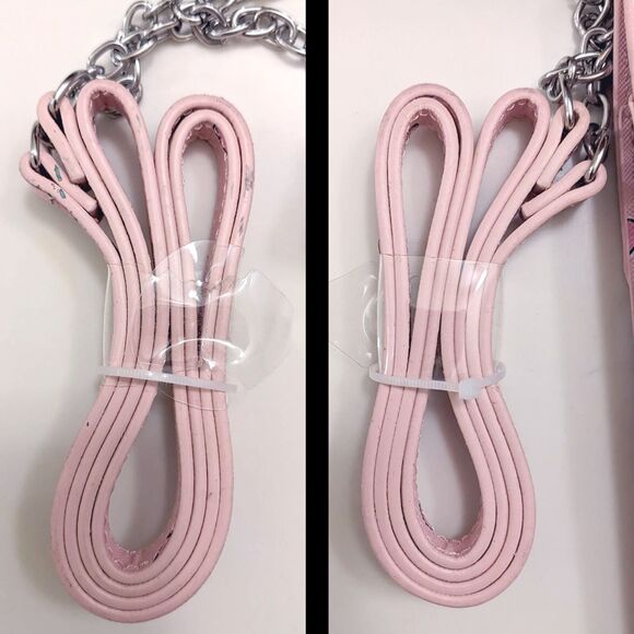 Madden Girl Purse Bag Womens Wallet Crossbody Pink Heart Coquette Cutecore New - Picture 8 of 8